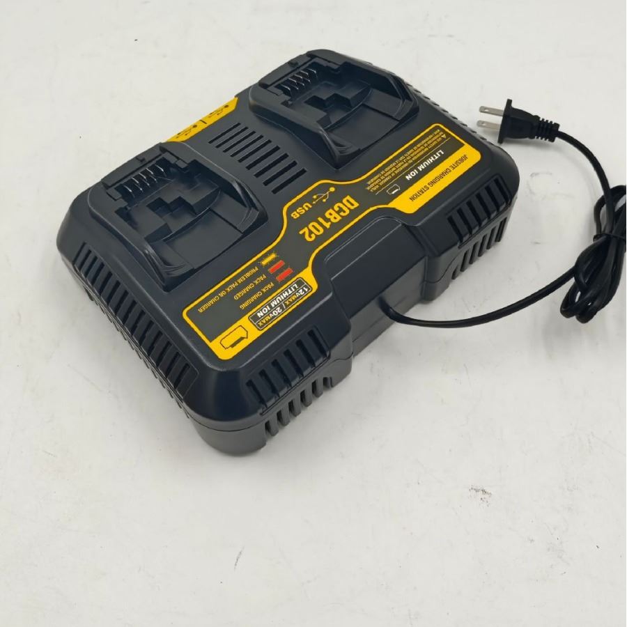 适用得伟充电器 Dewalt 替代德伟DCB102双充 带USB双充 各种线 - 图0