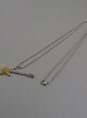 创意电吉他项链男女个性小众