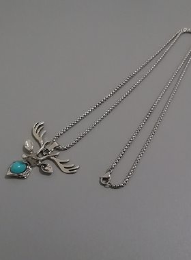 嘻哈个性欧美朋克鹿角饰品