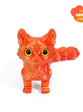 3D打印关节可活动小猫咪手办