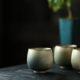 Jingdezhen handmade wood-burning master cup Kung Fu tea cup personal use high-end ceramic wabi-sabi small single cup