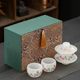 Qianli Jiangshan Glazed Bowl Tea Cup Small Set Single High-end Kung Fu Tea Set Sancai Tea Bowl 2025 New Style
