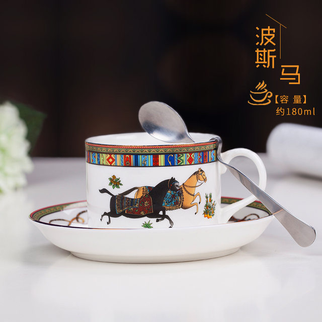 Jingdezhen bone china coffee cup and saucer set ceramic high-end exquisite senior men and women's personal American cup
