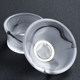 Ink colored glass tea leakage tea filter high-end household Kung Fu tea set accessories fair cup tea filter mesh stainless steel