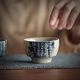 Ancient rubbing Avalokitesvara Heart Sutra Cup Master Cup Single Cup Personal Ceramic Tea Cup Smell the Fragrance Cup Kung Fu Tea Cup