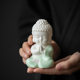 Chinese Zen ceramic Tathagata, Guanyin, Three Saints, Buddha statues, creative small ornaments, tea room, tea pets, tea table, car decorations