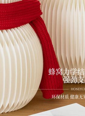 十八纸耶诞节装饰纸雪人摆件商场橱窗店面户外道具大节日气氛北欧