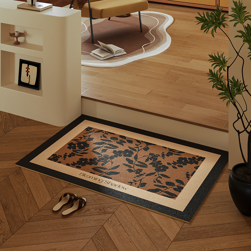 贝芙丽中古风入户门地垫家用别墅大门口脚垫可裁剪防滑耐脏玄关垫 - 图0