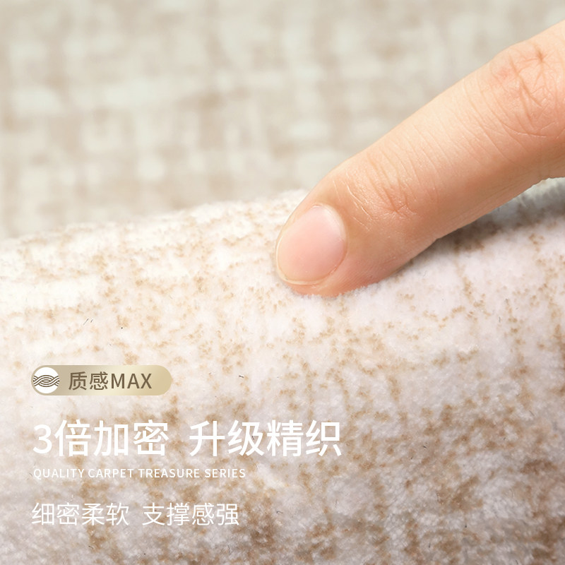 Light luxury style living room imitation cashmere waterproof no-maintenance carpet
