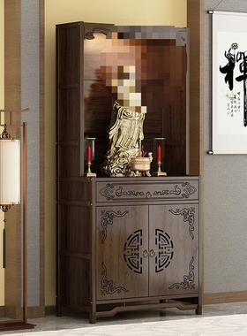 佛龛台家用中式财神爷供奉