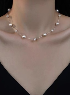 满天星珍珠项链女2025年新款