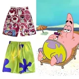 Летние шорты подходит для мужчин и женщин для отдыха, пляжные поролоновые детские штаны, свободный крой, пляжный стиль