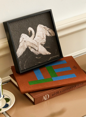 沙岩红色喜庆新年玄关装饰画