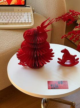 燕子衔春立体灯笼门把手挂件2026新年装饰品氛围布置马年春节过年