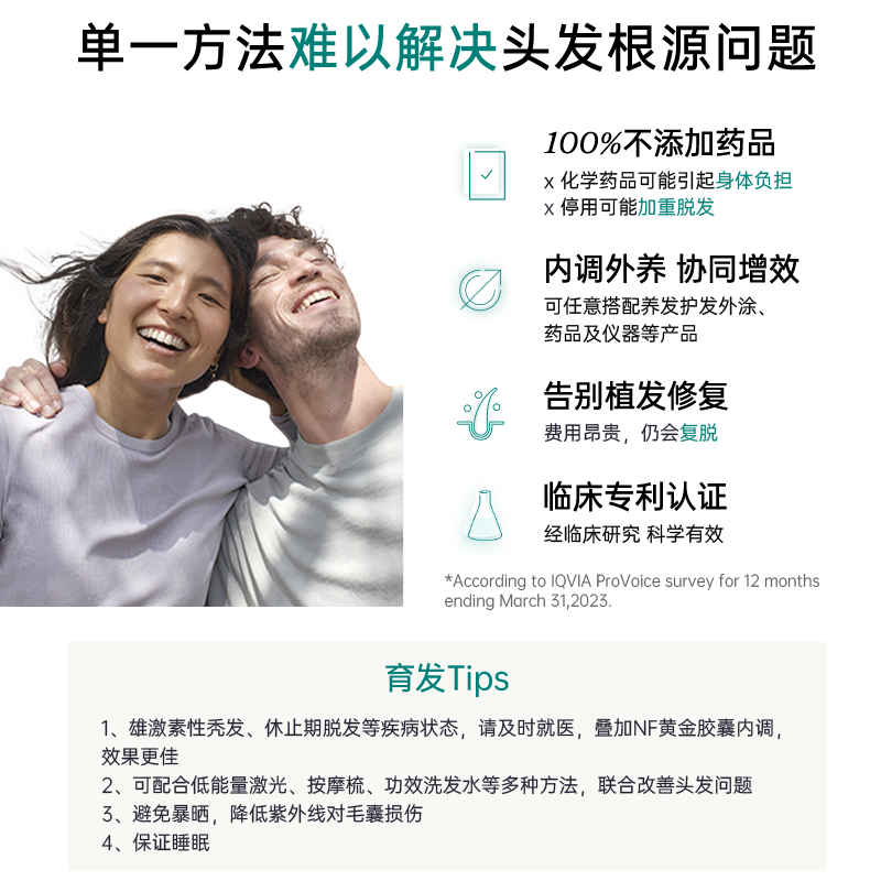 Nutrafol联合利华NF黄金胶囊女性45+更年养发护发虾青口服维生素,淘宝优惠券,粉丝福利购,淘宝优惠卷