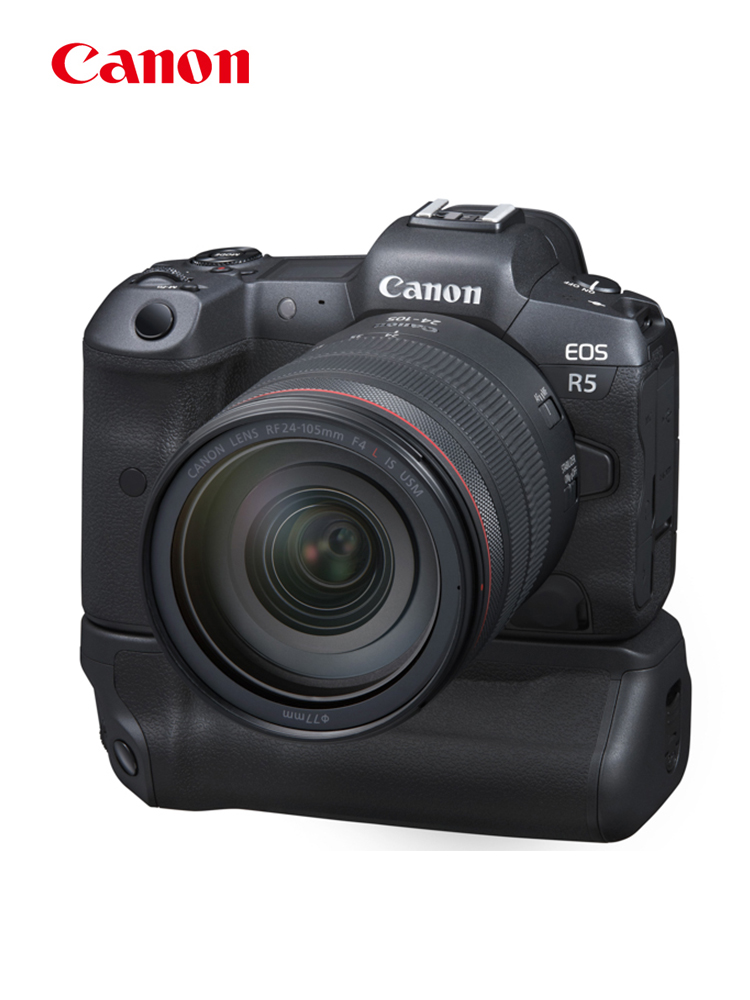 Canon/佳能原装EOS R5 R6 R5C R6 Mark ii手柄BG-R10电池盒微单R5相机R5 C匣EOSR5原厂配件R6二代2竖拍BGR10-图1