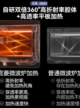 宫菱fxgonne20L平板微波炉循环速热微波炉 省电 欧盟认证安全无害