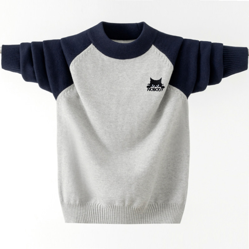 男女童中领纯棉毛衣学生儿童青少年针织衫棉线中大童打底衫毛线衣,淘宝优惠券,粉丝福利购,淘宝优惠卷