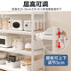 Kitchen rack multi-functional storage rack floor-standing multi-layer