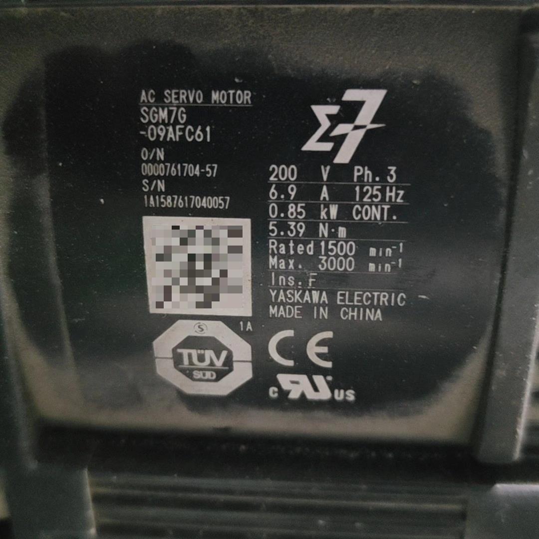 安川伺服电机SGM7G-09AFC61/SGM7G-20AF - 图1