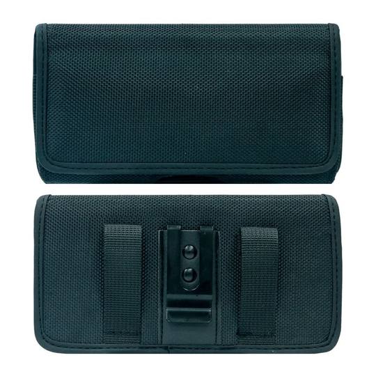 New nylon belt horizontal mobile phone waist bag for middle-aged and elderly invisible hanging mobile phone bag leather case ultra-thin men