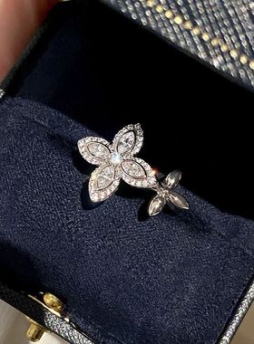 花朵2025幸运草个性新款气质女