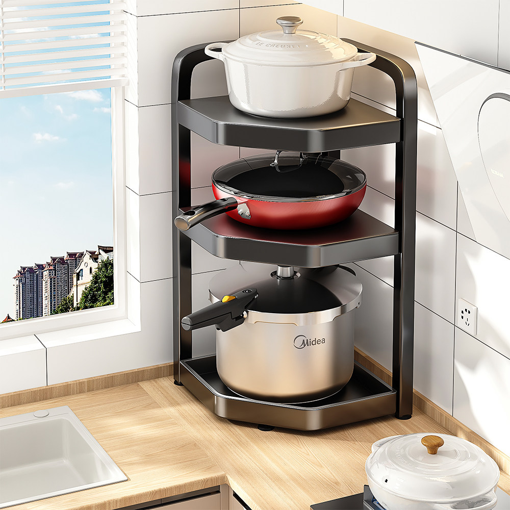  佳帮手厨具厨房置物架/角架