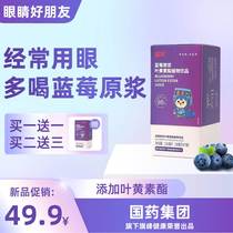 Blue Laughs Blueberry Raw Pulp Lutein Ester Botanical Drink Blueberry Content 98% Bagged Convenient To Carry Health