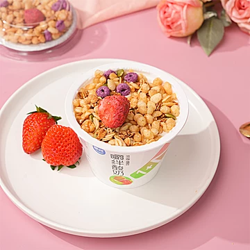 嚼绊酸奶草莓猕猴桃谷物145g*6杯[7元优惠券]-寻折猪