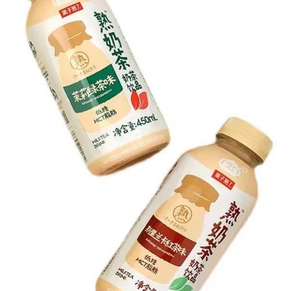 果子熟了熟奶茶低糖奶茶斯里兰卡红茶茉莉绿茶味饮品450ml下午茶,淘宝优惠券,粉丝福利购,淘宝优惠卷