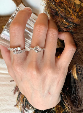 浪漫传说女纯银简约戒指