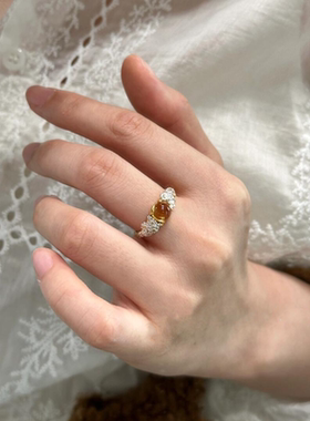 浪漫传说夏季甜美小雏菊戒指