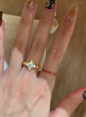 浪漫传说中古月桂叶戒指