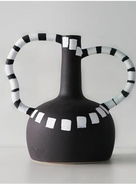 现代简约创意陶瓷摆件工艺品样板房售楼处卖场大厅茶几玄关装饰