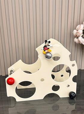 奶酪红酒架葡萄酒架摆件创意轻奢高档端客厅茶几餐边柜酒柜装饰品