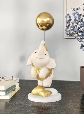 创意大象摆件客厅沙发电视柜家居饰品办公室桌面装饰乔迁生日礼物