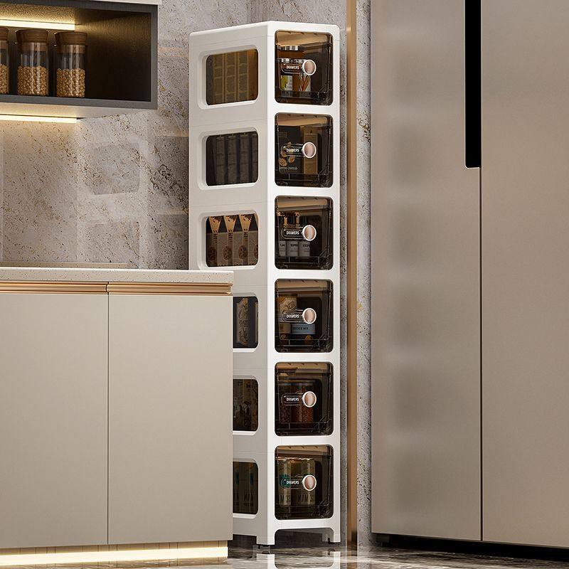 夹缝收纳柜抽屉式厨房缝隙储物柜冰箱超窄边缝柜卫生间多层置物架,淘宝优惠券,粉丝福利购,淘宝优惠卷