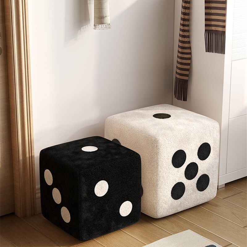 奶油风客厅落地大摆件骰子凳新家布置装饰品搬家礼物乔Z迁新居礼,淘宝优惠券,粉丝福利购,淘宝优惠卷