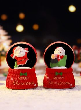 伴手小孩子可爱圣诞节发光摆件