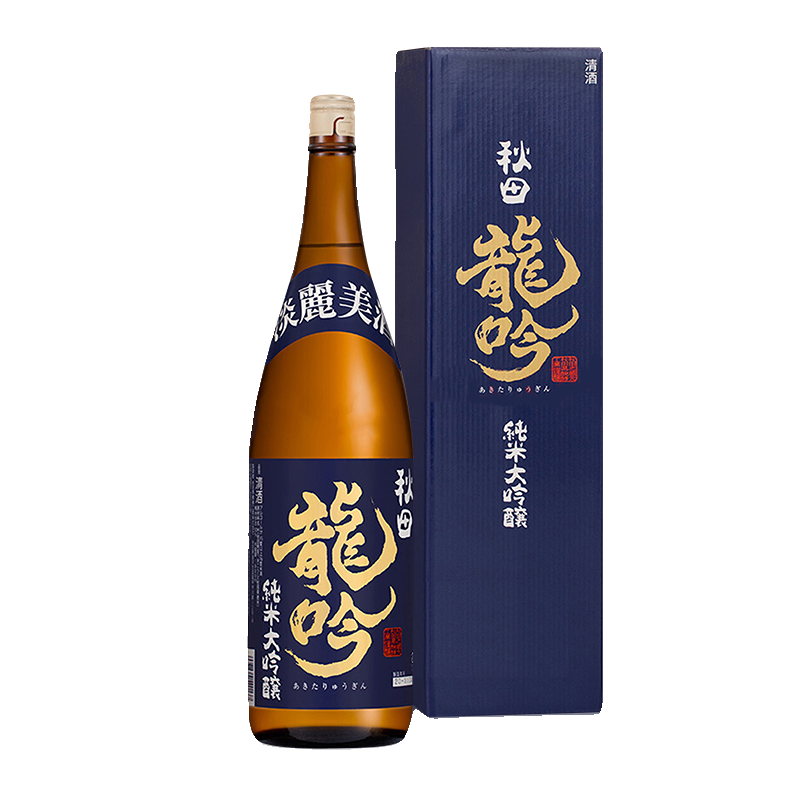 秋田龙吟纯米大吟酿1.8L原装进口日本清酒发酵酒720ml 行货正品 - 图3