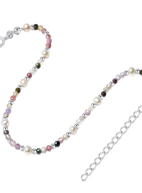 1绮丽之梦守护串珠双层叠戴手链多巴胺粉色轻奢小众手串甜酷手饰