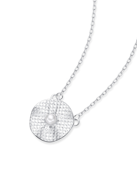 1YUTU【雨荷清韵】荷叶项链女轻奢高级小众简约气质配饰