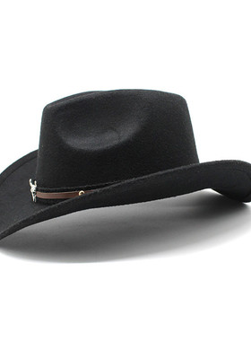 men and women's hat western cowboy jazz cap sun hat西部礼帽