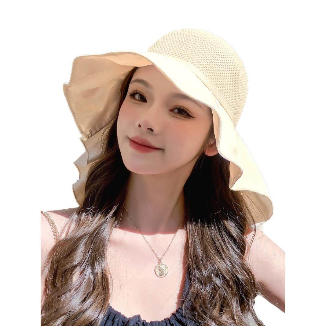 2023新款防晒女士夏季可折叠海边出游沙滩帽子户外遮阳大檐渔夫帽,淘宝优惠券,粉丝福利购,淘宝优惠卷