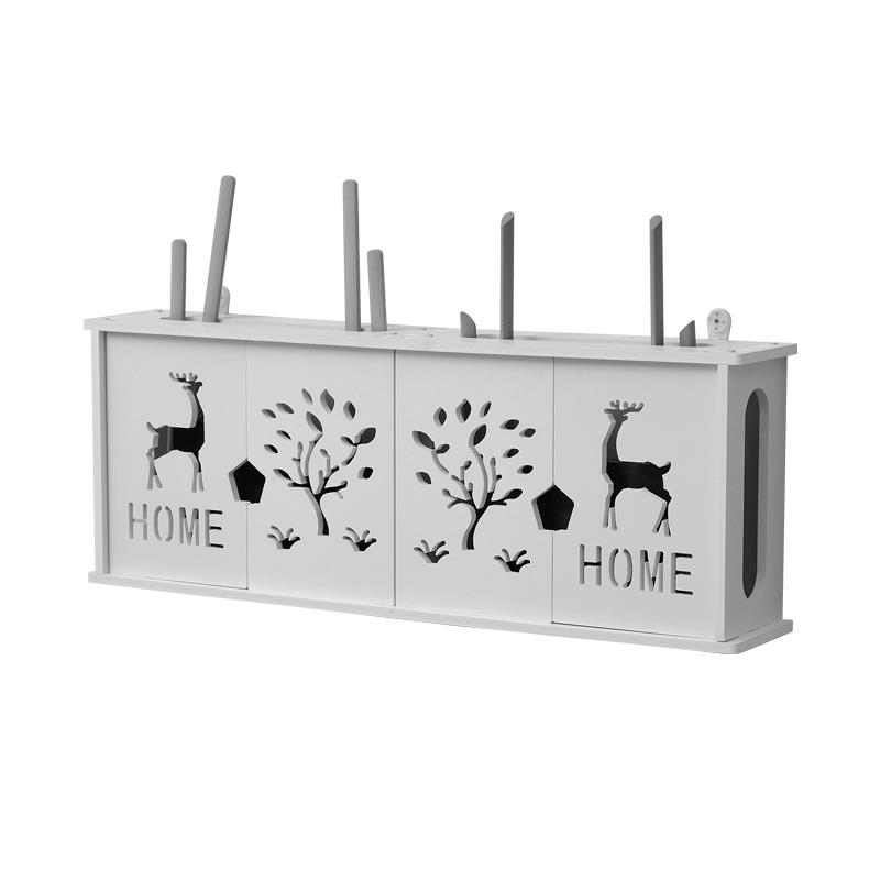 电视柜收纳整理遮丑盒路由器网线箱插排机顶超大号板挡子JL05罩网 - 图3