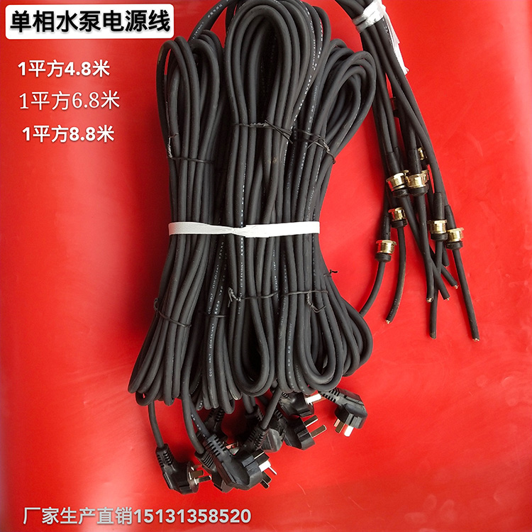 纯铜国标电源线两项插头线2*1平方二插两芯电源线带插头两孔三孔 - 图0