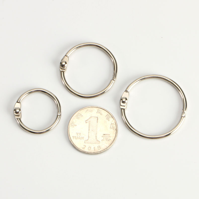利百加金属diy开口环空心钉卡圈书圈识字卡装订活页圈台历环,淘宝优惠券,粉丝福利购,淘宝优惠卷
