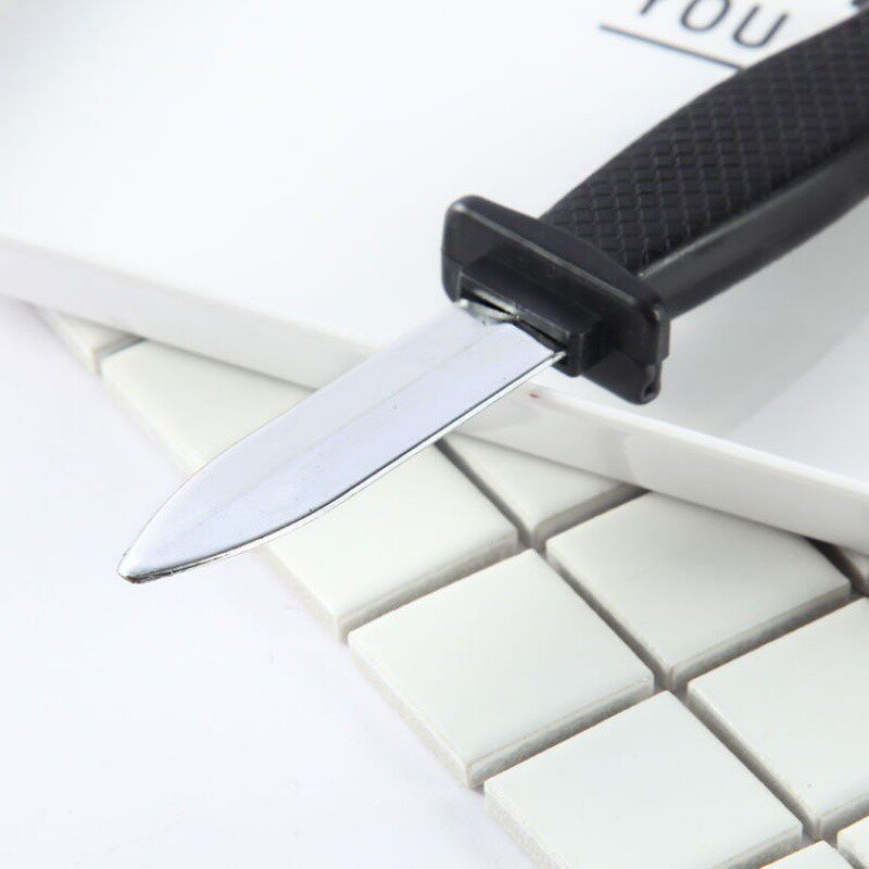 愚人节万圣节整人收缩刀伸缩刺刀假刀恶搞玩具成人表演恶作剧道具