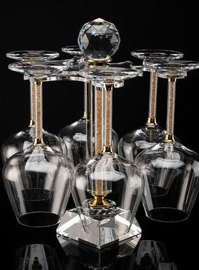 简约现代欧式酒柜装饰品红酒杯杯架摆件轻奢高档客厅玄关创意酒具