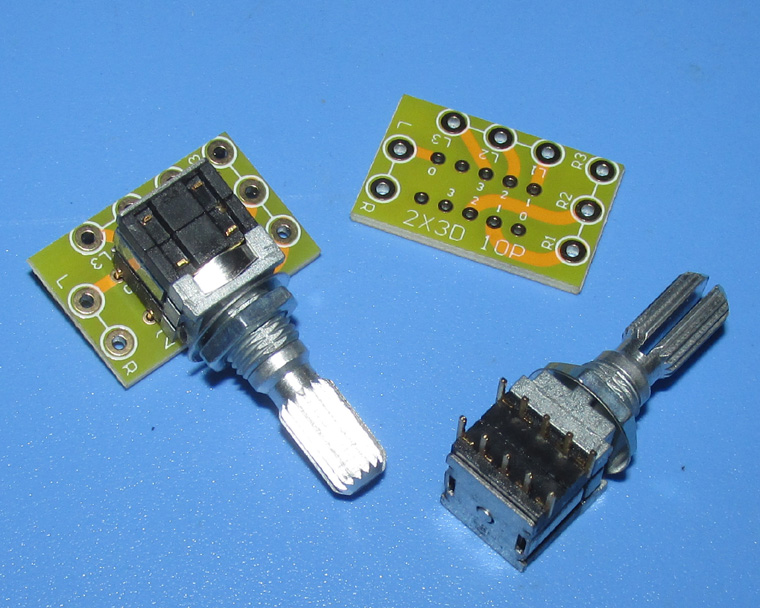 BTSR10H-13N-S20韩国BT镀金脚2刀X3档波段开关 花柄 配套镀金板 - 图1